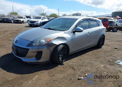 2012 Mazda Mazda3 I Touring z USA, uszkodzony, nr VIN JM1BL1L70C1619081